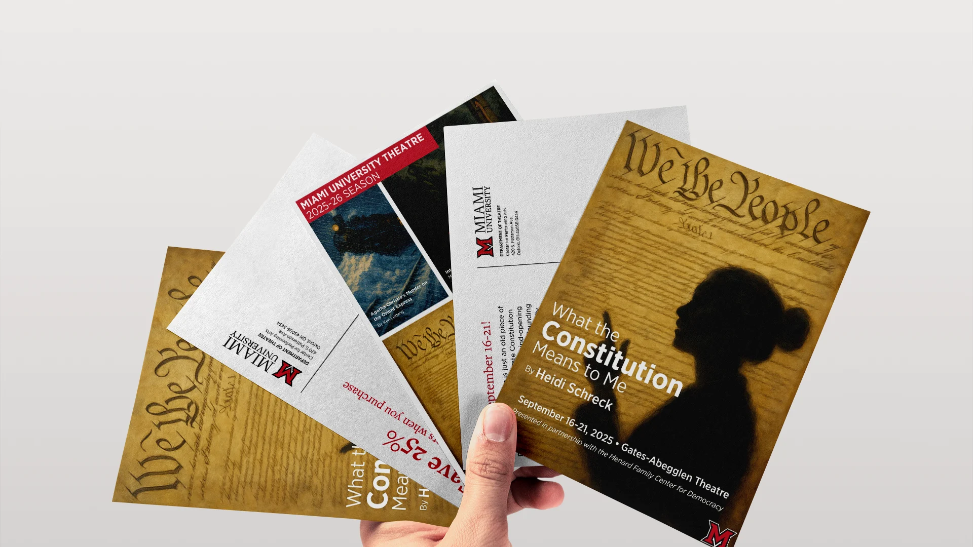 theatre postcards