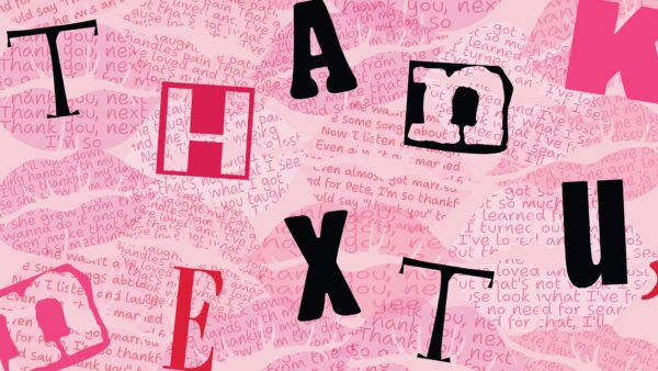 “thank u, next” song poster
